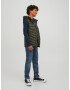 Jack & Jones Junior Vestă 'Hero' albastru noapte / kaki / portocaliu / alb - Pled.ro