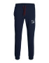 JACK & JONES Pantaloni bleumarin / roșu rodie / sângeriu / alb - Pled.ro