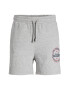 JACK & JONES Pantaloni 'Brat' bleumarin / gri deschis / roșu - Pled.ro