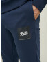 JACK & JONES Pantaloni 'Gordon' bleumarin / negru / alb - Pled.ro