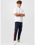 JACK & JONES Pantaloni 'IRON' bleumarin / roșu / alb - Pled.ro