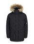 JACK & JONES Parka de iarnă 'SAKER' maro deschis / negru - Pled.ro