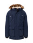 JACK & JONES Parka de iarnă 'TIMO' bleumarin / maro - Pled.ro