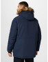 JACK & JONES Parka de iarnă 'TIMO' bleumarin / maro - Pled.ro