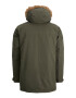 JACK & JONES Parka de iarnă 'Winner' maro deschis / verde pin - Pled.ro