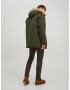 JACK & JONES Parka de iarnă 'Winner' maro deschis / verde pin - Pled.ro