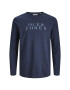 JACK & JONES Pijama lungă 'Alex' bleumarin / albastru pastel - Pled.ro