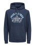 Jack & Jones Plus Bluză de molton albastru / albastru marin / alb - Pled.ro