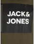 Jack & Jones Plus Bluză de molton 'LOGAN' gri taupe / kaki / alb - Pled.ro