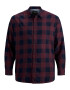 Jack & Jones Plus Cămașă 'Gingham' lila / negru - Pled.ro