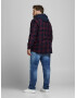 Jack & Jones Plus Cămașă 'Gingham' lila / negru - Pled.ro