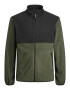 Jack & Jones Plus Jachetă fleece 'Hyper' oliv / verde închis - Pled.ro