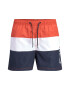 Jack & Jones Plus Șorturi de baie 'Crete' albastru marin / corai / alb - Pled.ro