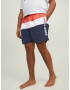 Jack & Jones Plus Șorturi de baie 'Crete' albastru marin / corai / alb - Pled.ro