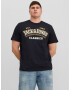 Jack & Jones Plus Tricou albastru / galben / alb - Pled.ro