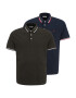 Jack & Jones Plus Tricou bleumarin / kaki / roși aprins / alb - Pled.ro