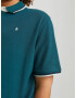 Jack & Jones Plus Tricou bleumarin / verde smarald / alb - Pled.ro