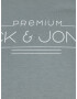 Jack & Jones Plus Tricou 'BOOSTER' albastru fumuriu / alb - Pled.ro