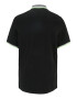 Jack & Jones Plus Tricou 'PAULOS' verde neon / negru / alb - Pled.ro