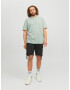 Jack & Jones Plus Tricou 'PAULOS' verde pastel / portocaliu / alb - Pled.ro