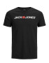 Jack & Jones Plus Tricou roșu deschis / negru / alb - Pled.ro