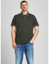 Jack & Jones Plus Tricou verde închis / alb - Pled.ro