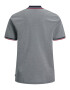 Jack & Jones Plus Tricou 'Winblu' bleumarin / gri amestecat / roșu carmin / alb - Pled.ro