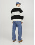 JACK & JONES Pulover albastru deschis / negru / alb - Pled.ro