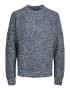 JACK & JONES Pulover albastru închis / alb - Pled.ro