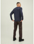 JACK & JONES Pulover 'Ben' bleumarin / alb - Pled.ro