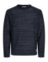 JACK & JONES Pulover 'Berg' bleumarin / alb - Pled.ro