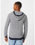 JACK & JONES Pulover 'Billy' bleumarin / albastru porumbel / gri - Pled.ro