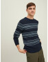 JACK & JONES Pulover bleumarin / albastru deschis / verde petrol - Pled.ro