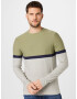 JACK & JONES Pulover bleumarin / oliv / alb murdar - Pled.ro