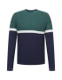 JACK & JONES Pulover bleumarin / verde închis / alb - Pled.ro