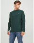 JACK & JONES Pulover 'BLUROY' verde închis / roșu / alb - Pled.ro