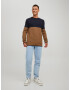 JACK & JONES Pulover 'Bradley' bleumarin / brocart - Pled.ro