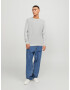 JACK & JONES Pulover 'BROOKLYN' gri deschis - Pled.ro