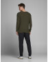 JACK & JONES Pulover 'Carlos' kaki - Pled.ro