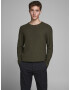 JACK & JONES Pulover 'Carlos' kaki - Pled.ro