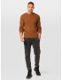 JACK & JONES Pulover 'CARLOS' maro ruginiu - Pled.ro