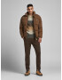 JACK & JONES Pulover 'Chunk' maro / maro deschis / maro închis / gri / alb - Pled.ro