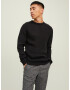 JACK & JONES Pulover 'COONO' negru / alb - Pled.ro