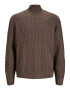 JACK & JONES Pulover 'COSY' ciocolatiu - Pled.ro