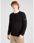 JACK & JONES Pulover 'JAMES' negru / alb - Pled.ro