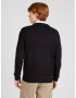 JACK & JONES Pulover 'JAMES' negru / alb - Pled.ro