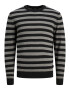 JACK & JONES Pulover 'JAMIE' gri / negru - Pled.ro