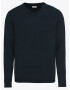 JACK & JONES Pulover 'JJEBASIC KNIT V-NECK' albastru noapte - Pled.ro