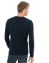 JACK & JONES Pulover 'JJEBASIC KNIT V-NECK' albastru noapte - Pled.ro