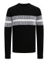 JACK & JONES Pulover 'KELVIN' negru / alb - Pled.ro